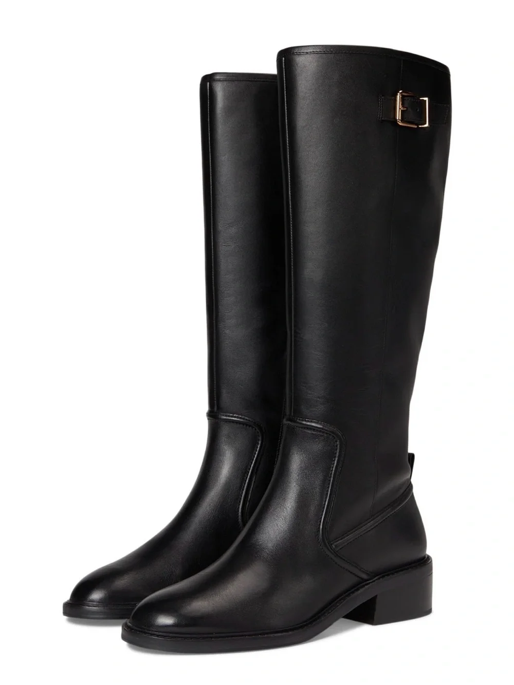 Cole Haan Silvana Tall Buckle Boot - Black (5.5)